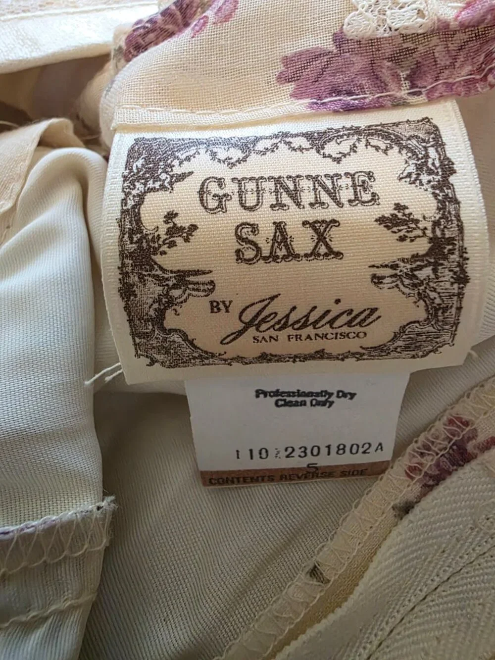 Vintage 70s Gunne Sax 2-Piece Calico Floral Maxi Dress & Crop Bolero Jacket Set